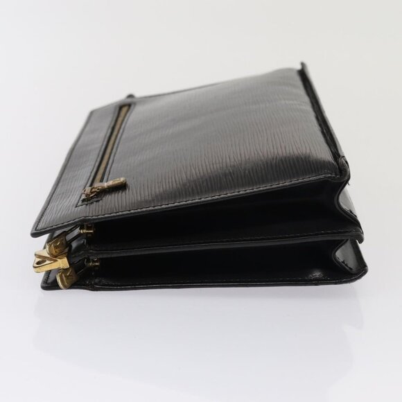 Authentic LOUIS VUITTON Epi Angian Shoulder Bag 2way Black M52112 LV - Picture 11 of 16